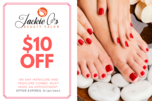 $10 off on manicure and pedicure combo